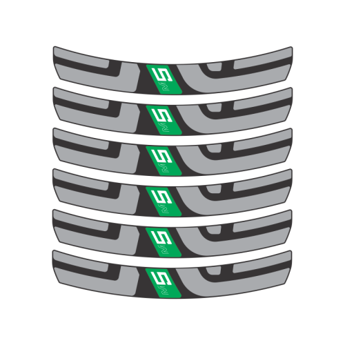 Adesivo Rodas Enve M5 (12 peças) - Mod. 2021