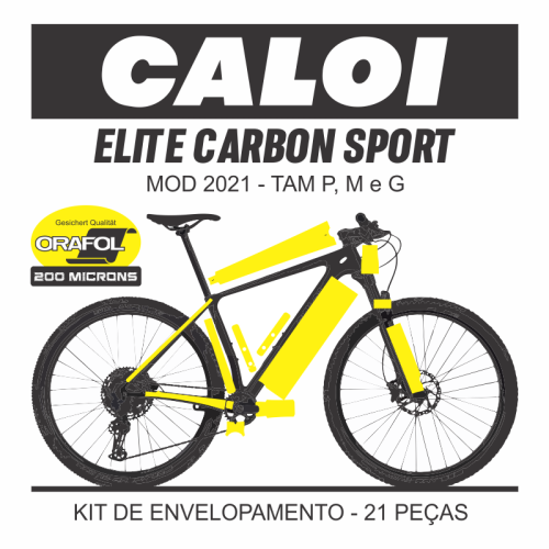 Kit de Envelopamento Protetivo Caloi Elite Carbon Sport - 2021/2023