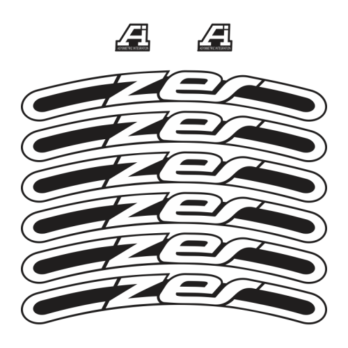 Adesivo Rodas CZero (14 peças) - Mod. 2020