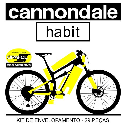 Kit de Envelopamento Protetivo Cannondale Habit - 2021- G