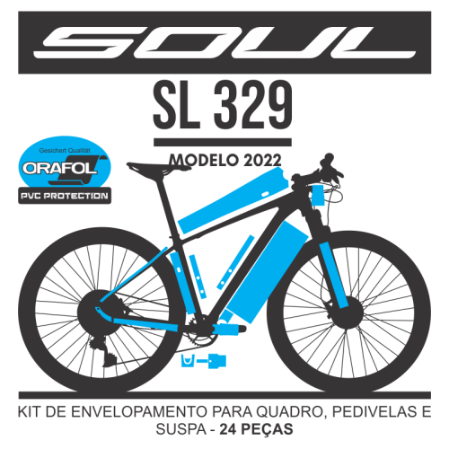 Kit de Envelopamento Protetivo PVC Soul SL 329 2021/2022 - Tam. M