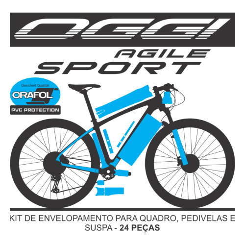 Kit de Envelopamento Protetivo PVC Oggi Agile Sport 2021/2022 - Tam. G