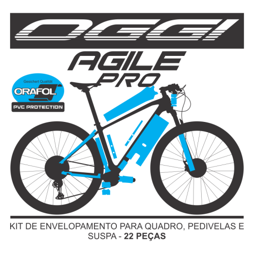 Kit de Envelopamento Protetivo PVC Oggi Agile Pro 2021/2022 - Tam. M
