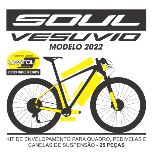 Kit de Envelopamento Protetivo Poliuretano Soul Vesuvio 2021 - Tam. L
