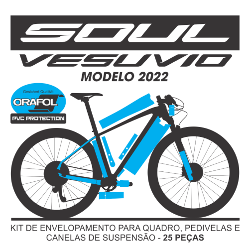 Kit de Envelopamento Protetivo PVC Soul Vesuvio 2021 - Tam. L