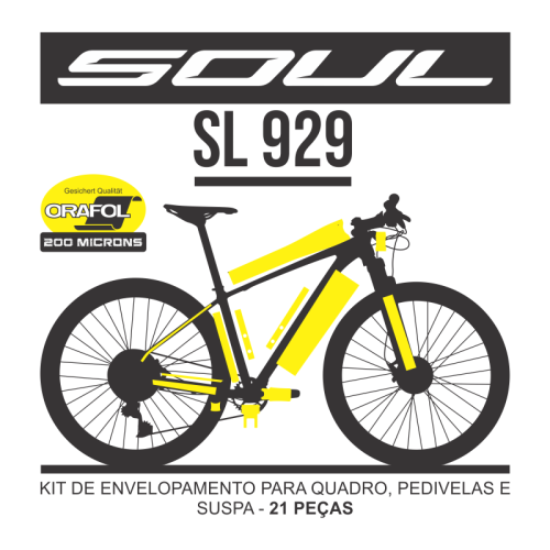 Kit de Envelopamento Protetivo Poliuretano Soul SL 929 2021 - Tam. G