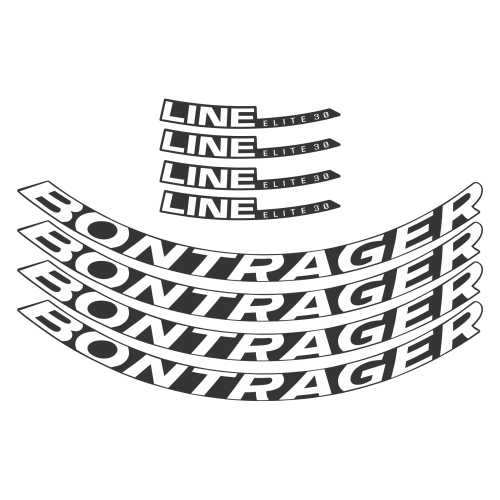 Adesivo Rodas Bontrager Line Elite 30 (8 peças) - 2022