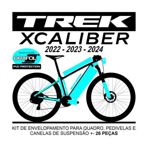 Kit de Envelopamento Protetivo PVC Trek XCaliber - Tam. G - Mod. 2022/2024
