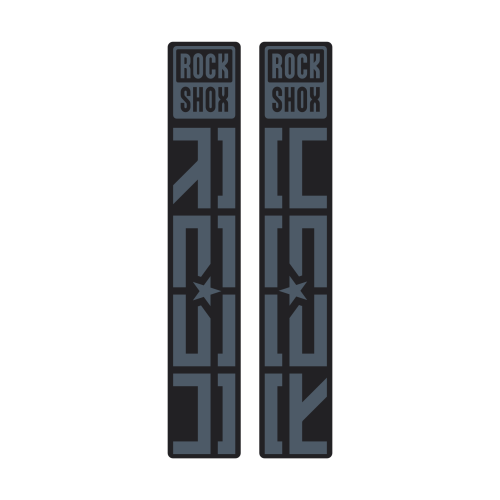 Adesivos de Customização RockShox Reba 27,5" e 29" - Mod. 2025-2026 - Cores Sólidas