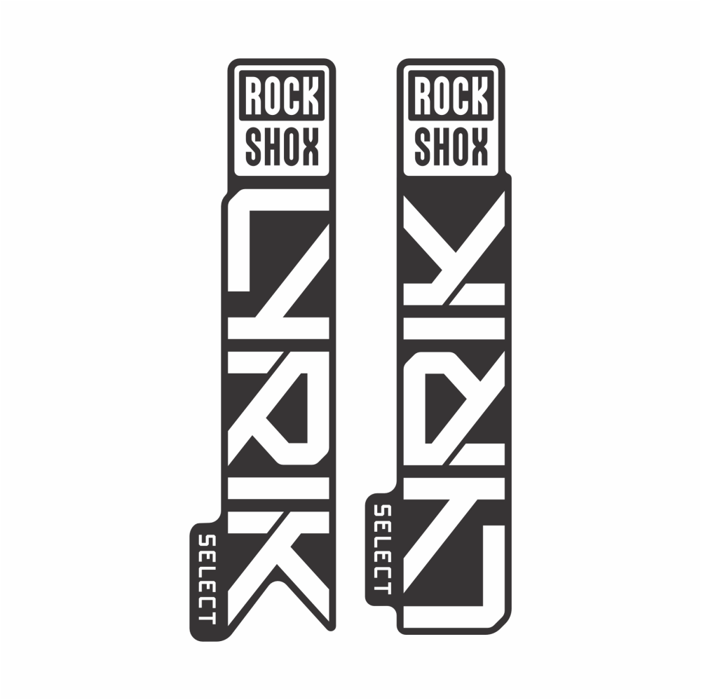 Adesivos de Customização RockShox Lyrik Select - Mod. 2023-2024 - Cores Sólidas