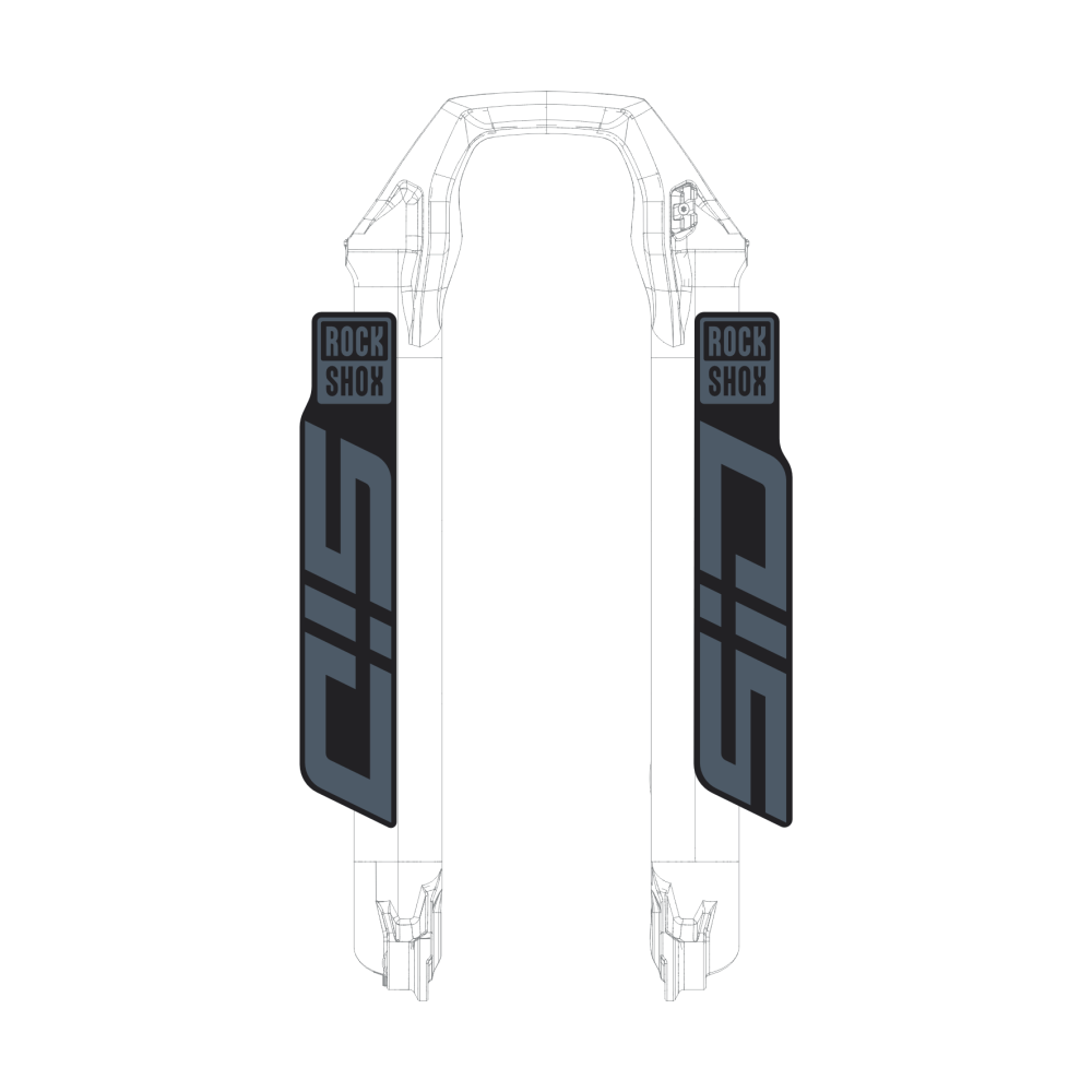 Adesivos de Customização RockShox Sid - Mod. 2025-2026 - Cores Sólidas - Imagem 2