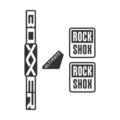 Adesivos de Customização RockShox Boxxer Ultimate - Mod. 2027-2028 - Cores Sólidas